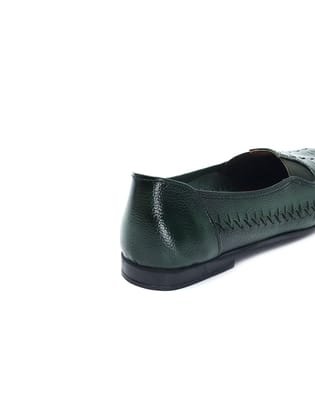 Delco Casual Belly Shoes-38 / D.Green