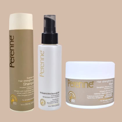 Haircombo_2  Combo pack of Hair Strengthening Shampoo, Mask, and Hair smooth & Shine serum-200 gm
