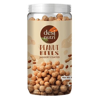 Desi Nutri Peanut Bites Jaggery Coated 