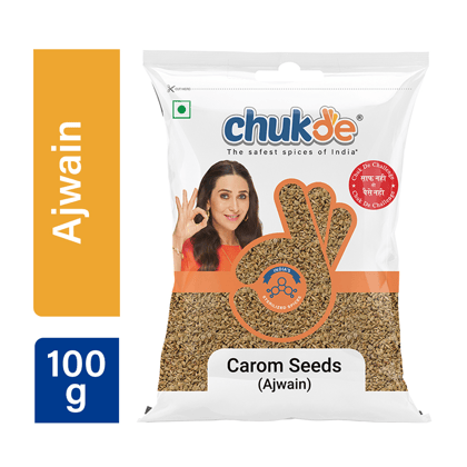 Chukde Spices Sabut Ajwain/ Carom Seeds, 100 gm