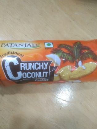 Patanjali Biscuits Coconut Cookies CRunchy 