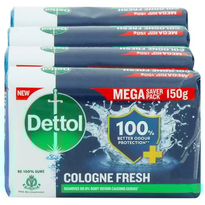 Dettol Cologne Fresh Soap 4x150 g