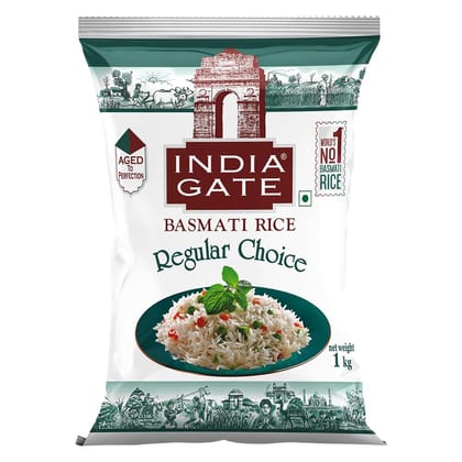 India Gate Regular Choice Basmati Rice Medium Grain 1 KILOGRAM