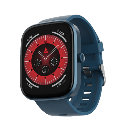 boAt Ultima Chronos | Smartwatch with 1.96" (4.97cm) AMOLED Display, BT Calling, Crest OS+, 100+ Watch Faces Mystic Teal