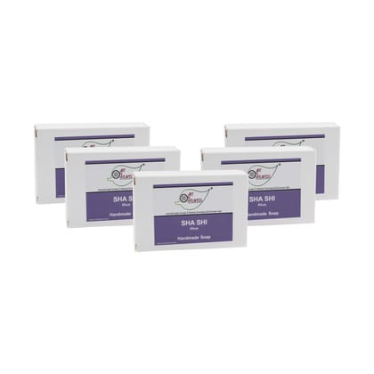 Artnweavess SHA SHI Khus Handmade Soap NT, 100 gm - Pack of 5