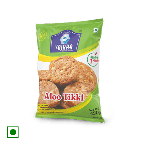 Vajraa Aloo Tikki, 420 gm Pack