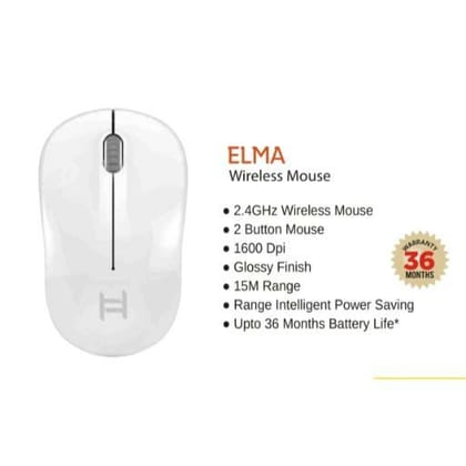 Hammok ELMA Wireless Mouse (White)