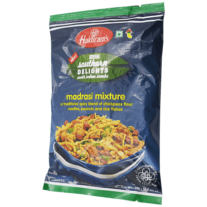 Haldiram's Madrasi Mixture Namkeen, 200 G Pouch(Savers Retail)