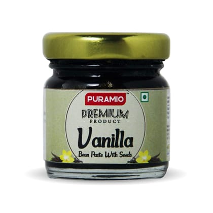 Puramio Vanilla Bean Paste With Seeds, 25 gm