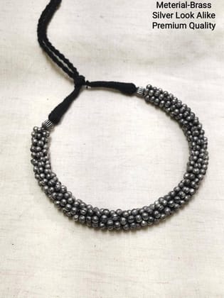 Silver Oxidised Ghungroo Necklace Set for Navratri Wear | Sarichka