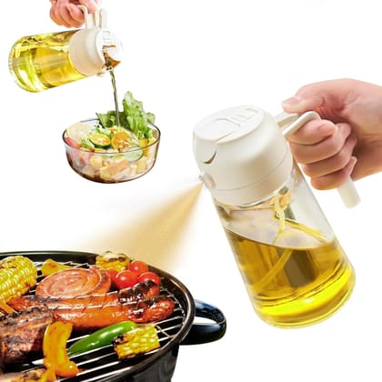 2 In 1 Oil Glass Sprayer And Dispenser 500ML 😍 Get Free Dishwashing Gloves 😍-😍 Get Free Dishwashing Gloves 😍