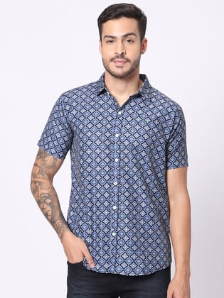 Classic Fit Ethnic Motifs Printed Casual Shirt