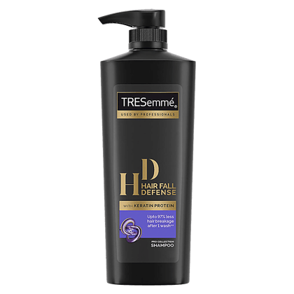 Tresemme Hair Fall Defense Pro Collection Shampoo - With Keratin Protein, Upto 97% Less Hair Breakage After 1 Wash, 580 Ml Bottle(Savers Retail)