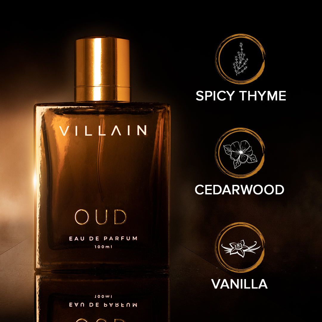 Villain Oud Eau De Parfum for Men, 20ml