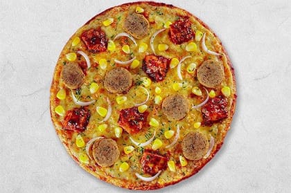 Meatball & Bbq Chicken Medium Pizza (Serves 2) __ Medium Pizza