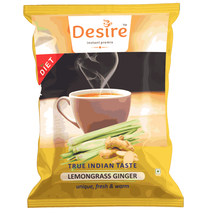 Desire Lemongrass Ginger Instant Tea Premix (Diet), 500 gm