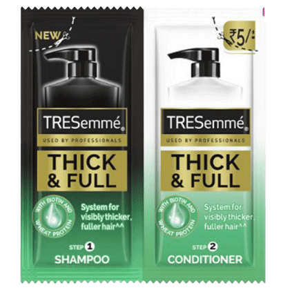 TRESemme Hair Shampoo & Conditioner Thick & Full 14ml