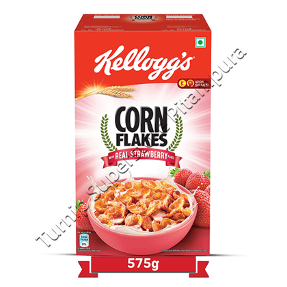 Kelloggs Corn Flakes With Real Strawberry Puree 575 G