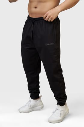 Signature Oversized Joggers Black-S