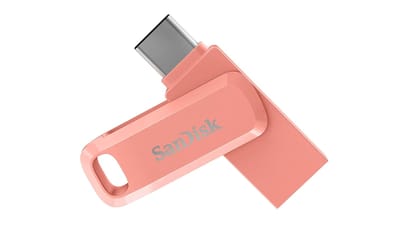 SanDisk Ultra Dual Drive Go C3 512GB USB3.0 Type C Pendrive for Mobile-Peach