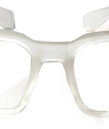Elligator White Rectangular Sunglasses ( Pack of 1 ) - Medium
