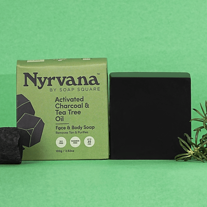 Activated Charcoal & Tea Tree Oil Soap-100g