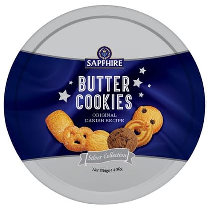 Sapphire Butter Cookies Silver Collection, 400 gm