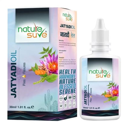Nature Sure Jatyadi Oil for Piles and Fissures in Men and Women - 30ml