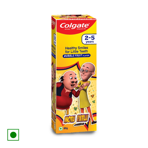 Colgate Kids Toothpaste - 2-5 Years,Bubble Fruit Flavour., 80 gm Box