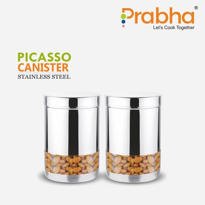 Stainless Steel Picasso Canister - Best for Kitchen Storage-7cm-6Pcs