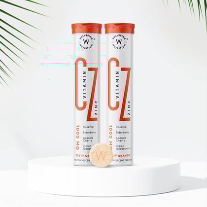 Organic Vitamin C + Zinc-Pack of 2