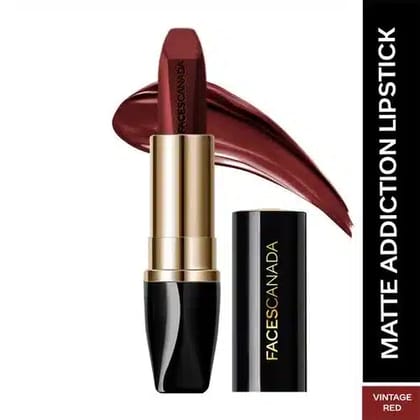FACES CANADA Matte Addiction Lipstick 08 VINTAGE RED (3.5 g )