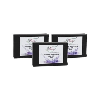 Artnweavess SHA SHI KHUS Glycerin Soap, 100 gm - Pack of 3