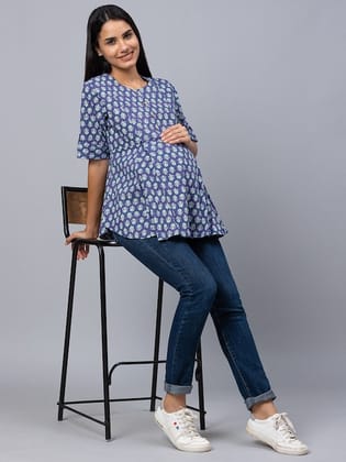 Cotton Print Top