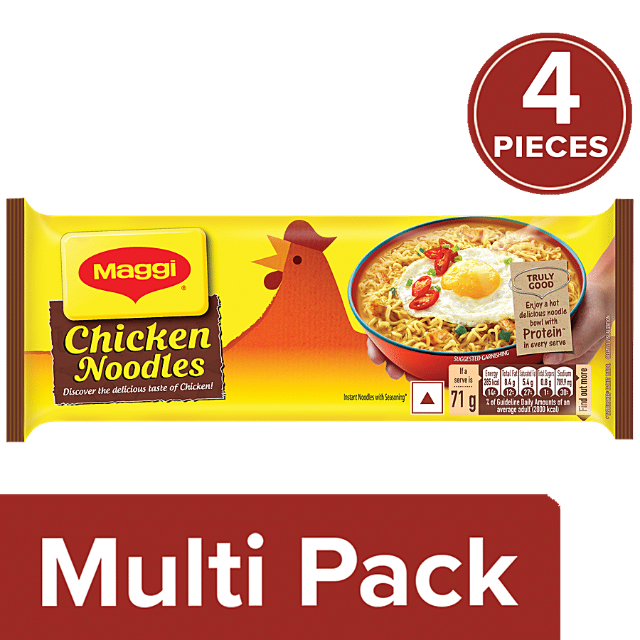 Maggi Chicken Instant Noodles, 284 G Pouch(Savers Retail)