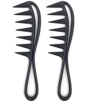 Lenon Wide Tooth Comb For All Hair Types ( Pack of 2 )