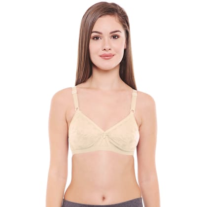 Bodycare Women Poly Cotton Full Coverage Non Padded Regular Bra 5524-Skin
