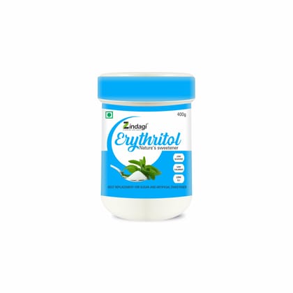 Zindagi Erythritol Natura's Sweetener (400gm Each)-Pack of 1