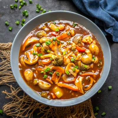 Hot Garlic Sauce Veg Combo