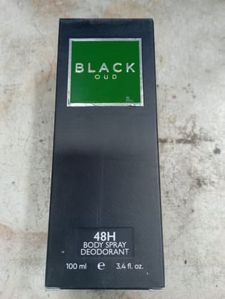 Black Oud 48h Body spray Deodorant 100 ml 