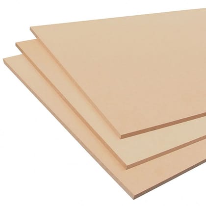 Whittlewud Pack of 3 Blank Pine MDF Board Sheets For Art and Craft, Thick Hard Board Craft Sheet (Multiple Sizes & Thickness)-5 In x 15 In / 3 MM
