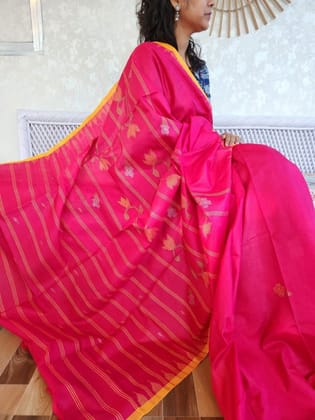 Moinrangphee Silk Saree (Russian Silk)