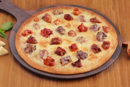 Meat Total Domination Pizza [10" Large] __ Thin Crust