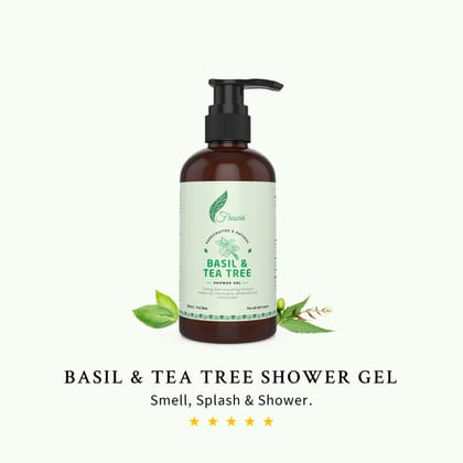 Basil &amp; Tea Tree Shower Gel – 200ml