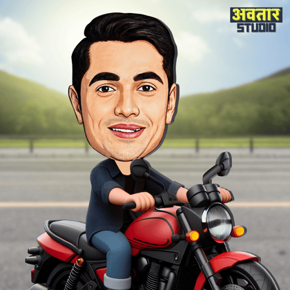 Avatar Display Picture (DP) - MOTORCYCLE RIDER