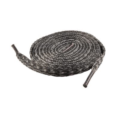 Grey/Black Blend Flat laces-150 cm