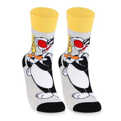 Looney Tunes Crew length Unisex Cotton Socks