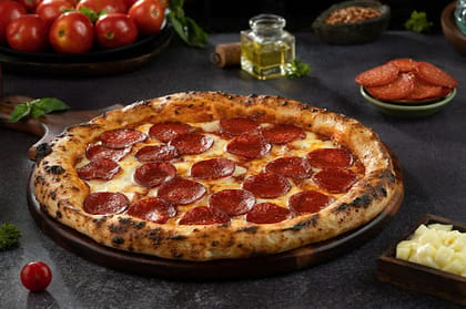 Naples - Pepperoni(pork) Pizza __ 3 Slice