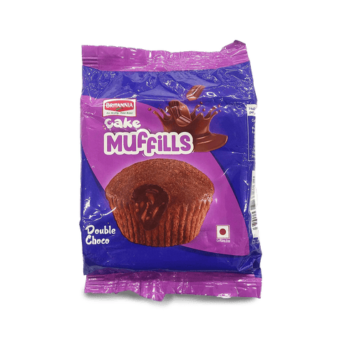 Britannia Cake Muffills Double Choco, 32 gm Pouch
