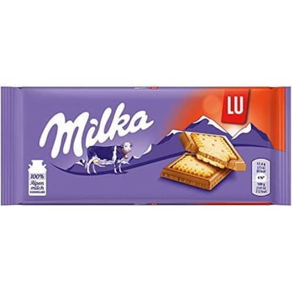 Milka Lu Chocolate Bar Pouch, 100 gm